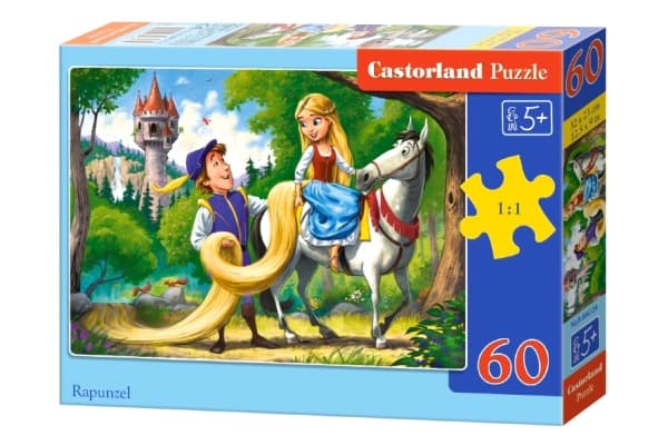 Castorland Rapunzel, 60 stykker, Barn, 5 år