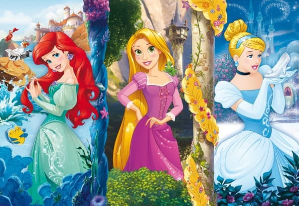 Clementoni SuperColor Maxi Disney Princess - Disneyprinsessa - pussel - 60 delar