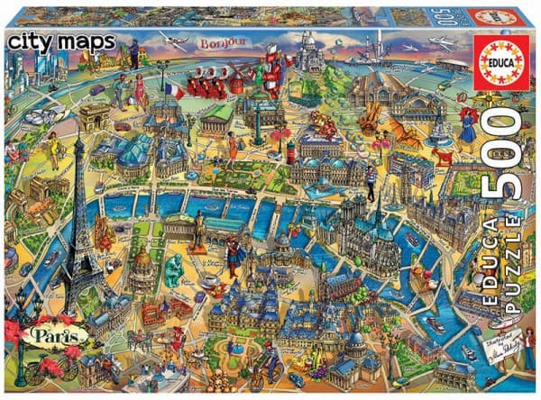 Educa 500 Paris Map