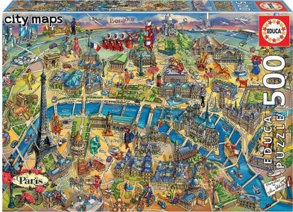 Educa 500 Paris Map