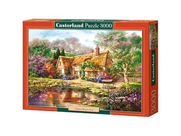 Castorland Twilight at Woodgreen Pond 3000 pcs, 3000 stykker, Fe, 9 år