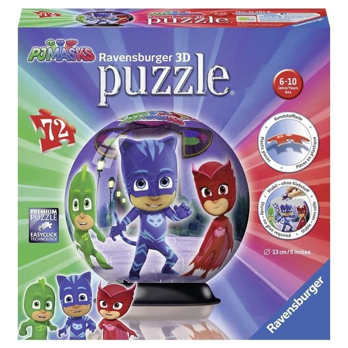 LES PYJAMASQUES 3D-palapeli 72 kpl
