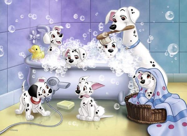 60 stycken pussel - 101 dalmatier