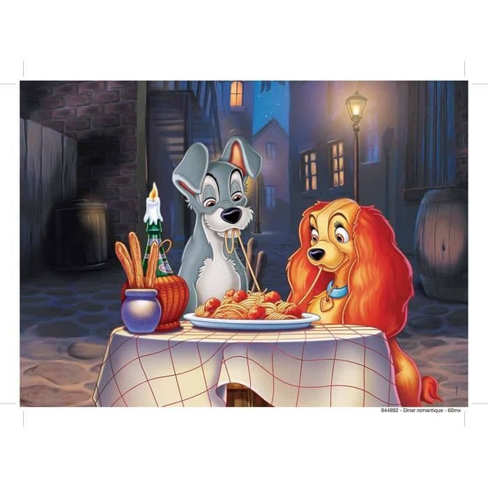KAUNEUS JA KELLON Palapeli 60 kpl - Disney