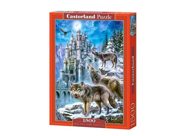 Castorland Wolves and Castle 1500 pcs, 1500 stykker, Fauna, 9 år