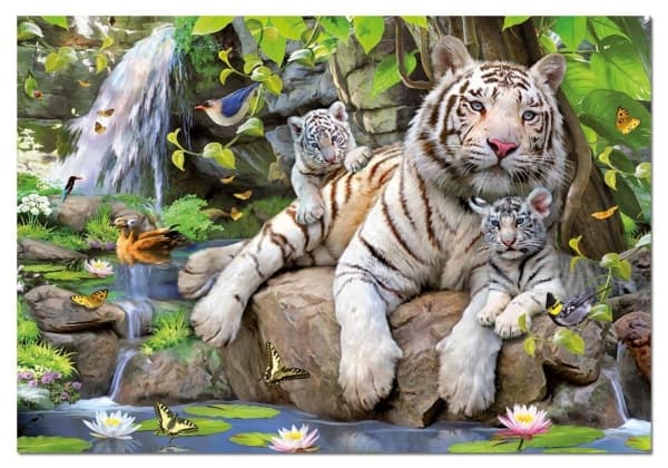 Educa 1000 Bengal White Tigers