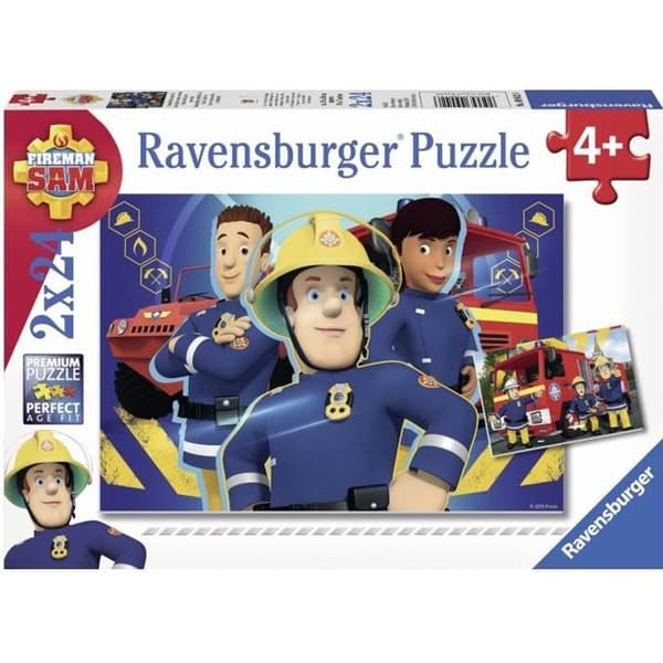 SAM FIREFIGHTER Pussel Sam hjälper dig i behov 2x24 st