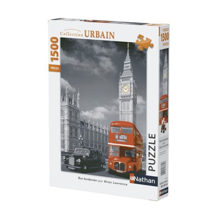 Punainen Lontoo Bus-palapeli 1500 kpl