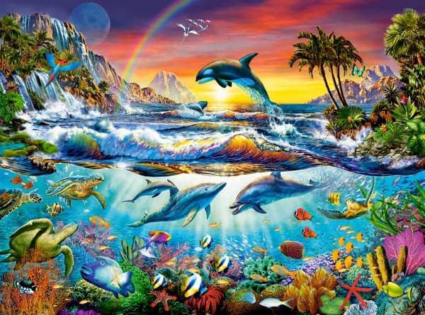 Castorland Paradise Cove 3000 pcs, 3000 styck, Älva, 9 År