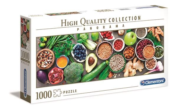Clementoni 1000 pcs. High Quality Collection Panorama Healthy Veggie