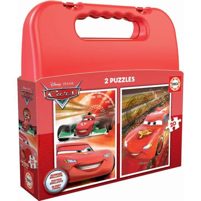 EDUCA - CARS Pusselväska 2x20st