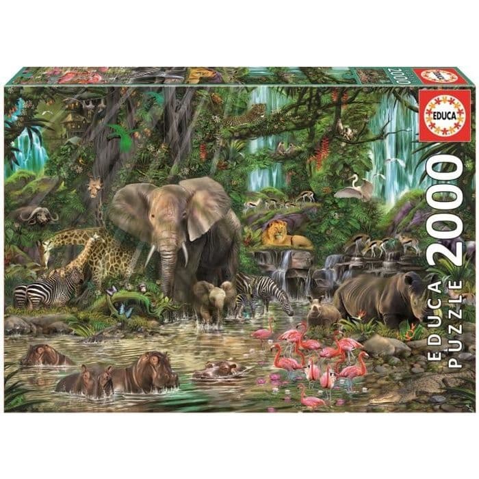 EDUCA Puzzle 2000 Pieces - African Jungle