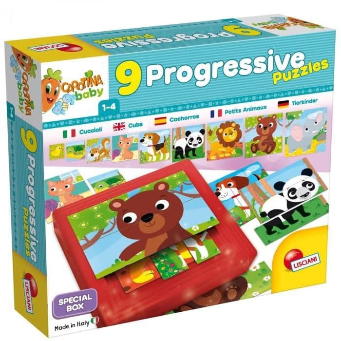 LISCIANI GIOCHI 9 Progressiva pusselvalpar