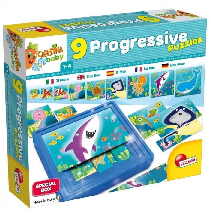 LISCIANI GIOCHI 9 Progressiiviset palapelit Meri