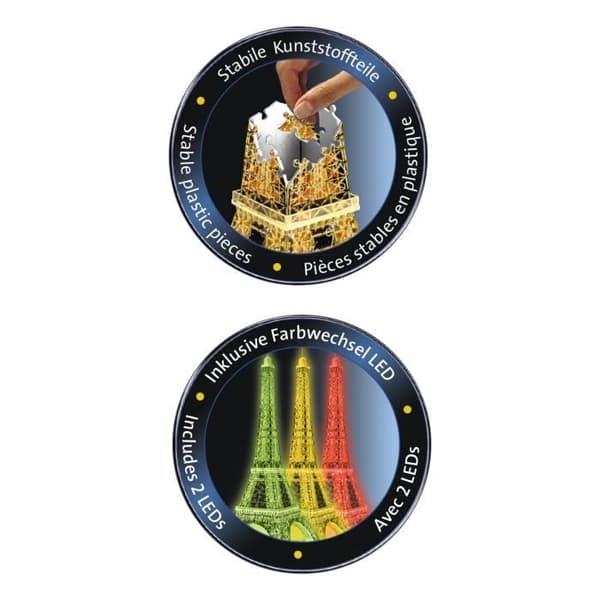 RAVENSBURGER Puzzle 3D Eiffel Tower Night Edition 216 st