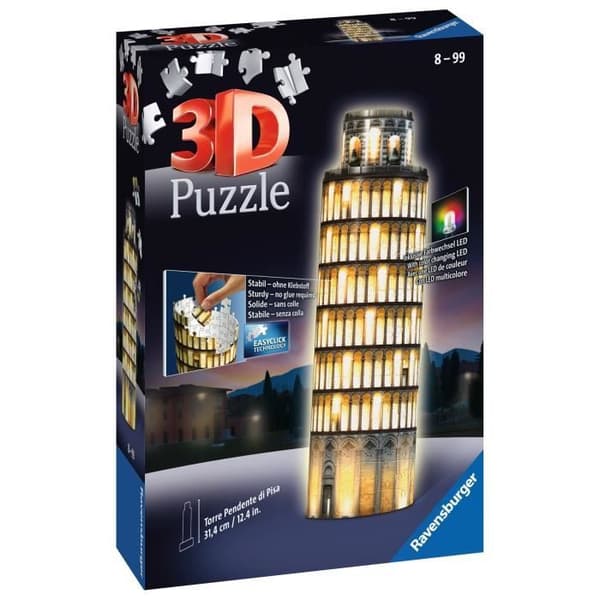 RAVENSBURGER Puzzle 3D Tower Of Pisa Night Edition 216 st