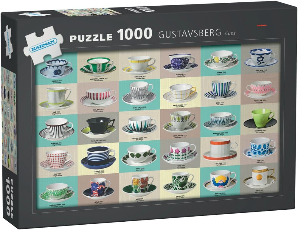 Gustavsberg, Cups, Pussel, 1000 bitar, Egmont Kärnan
