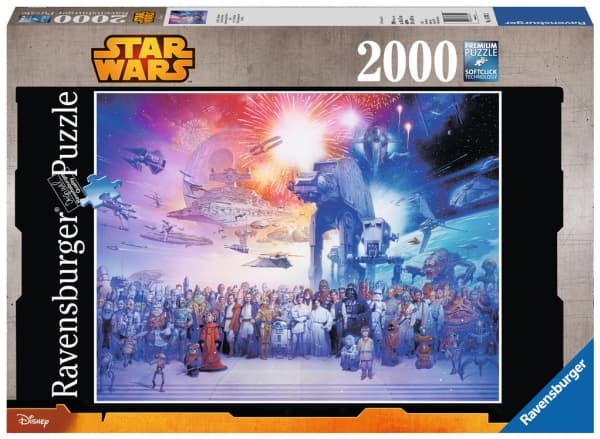 Ravensburger 00.016.701 Puslespill 2000 stykker TV/movies