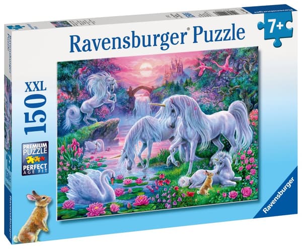 Unicorns in the Sunset Glow, Pussel, 150 bitar, Ravensburger