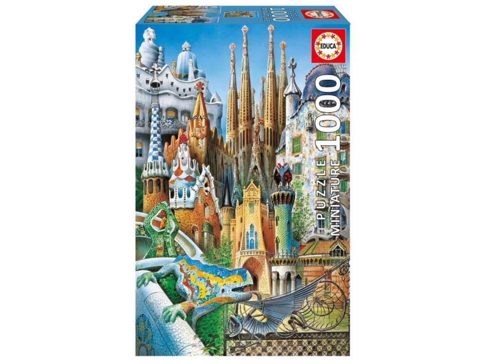 Educa 1000 Gaudi Collage Miniature