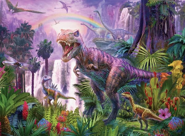 Dinosaur Land, Puslespill, 200 brikker, Ravensburger