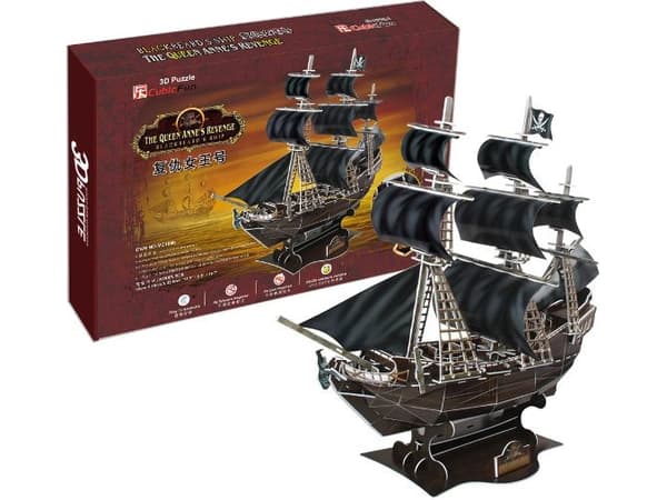 Cubicfun PUZZLE 3D merirosvolaiva Kuningattaren kosto - MC106H