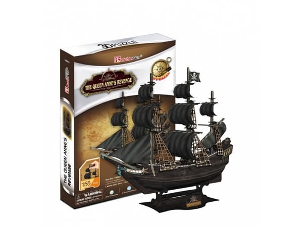 Cubicfun PUZZLE 3D merirosvolaiva Kuningattaren kosto - MC106H
