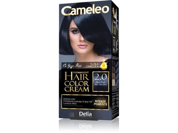 Delia Cameleo HCC Omega + permanent paint No. 2.0 Blue Black 1op.