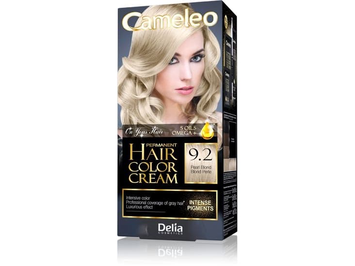 Delia Cameleo HCC Omega + permanent färg nr 9.2 Pearl Blond 1op.