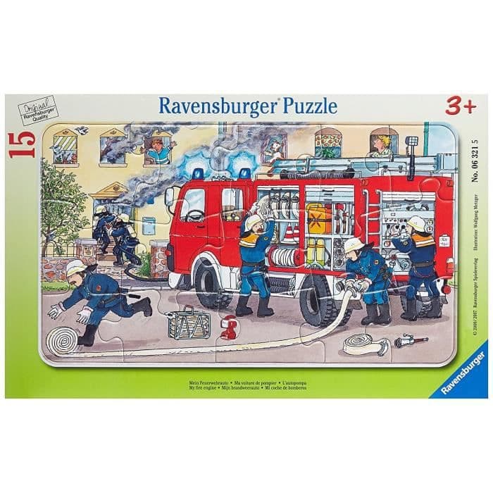 Ramme Puzzle My Fire Car 15stk