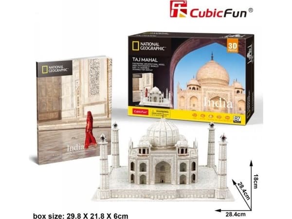 Taj Mahal 3D Puzzle 87el National Geographic DS0981