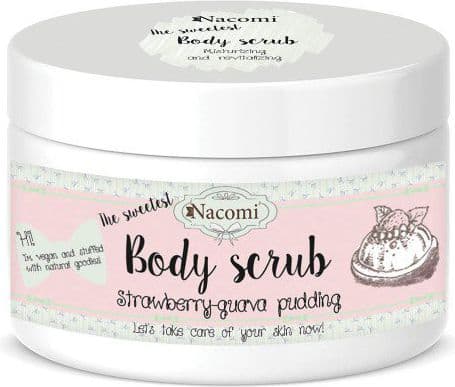 NACOMI_Body Scrub kroppsskrubb Jordbærpudding 200g