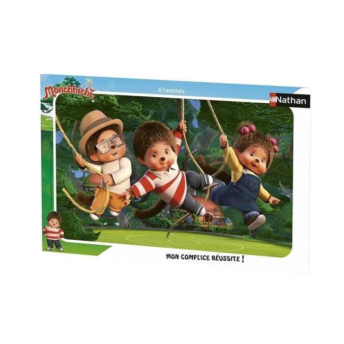 RAVENSBURGER - 15 kpl kehystyspelissä Aventure / Monchhichi