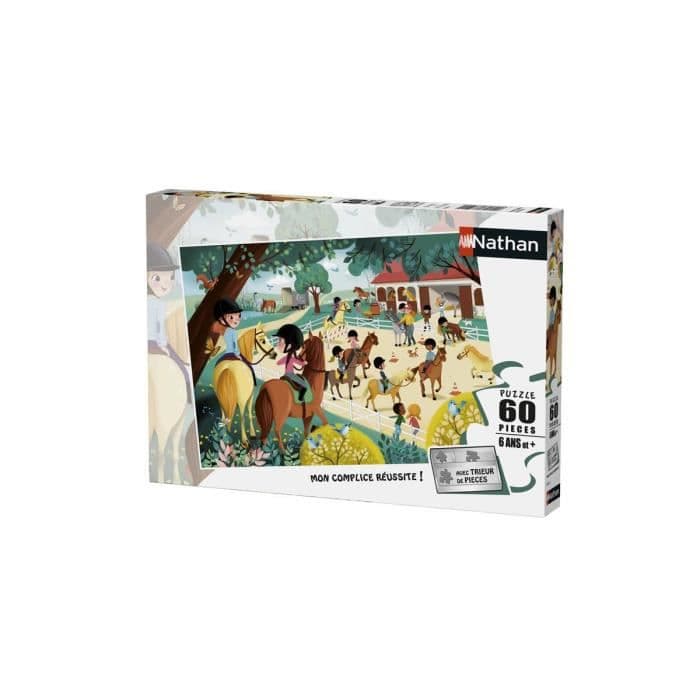RAVENSBURGER - 60 kpl palapeli Tervetuloa ratsastuskeskukseen