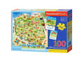 Miniatyrbild 2 av 2: Castorland Educational Puzzle Map of Poland 100EL. (E-142)