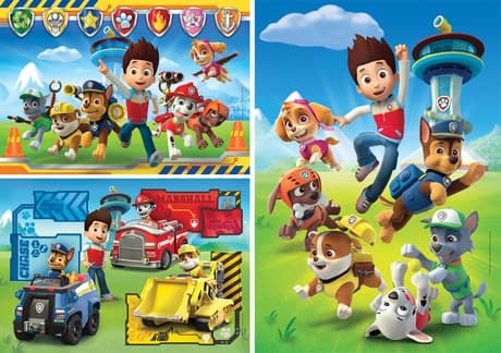 Clementoni Puzzle 3x48 Super Color Paw Patrol