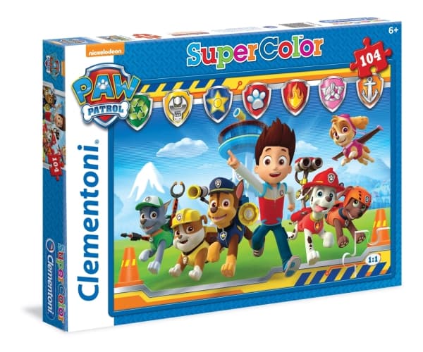 Clementoni SuperColor - PAW Patrol - puslespill - 104 deler
