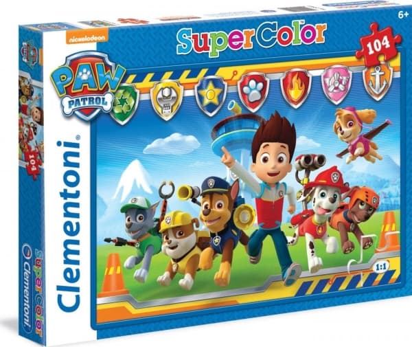 Clementoni SuperColor - PAW Patrol - puslespill - 104 deler