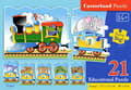 Miniatyrbilde 1 av 4: Castorland Train 21 pcs, 21 stykker, Tegneserier, 5 år