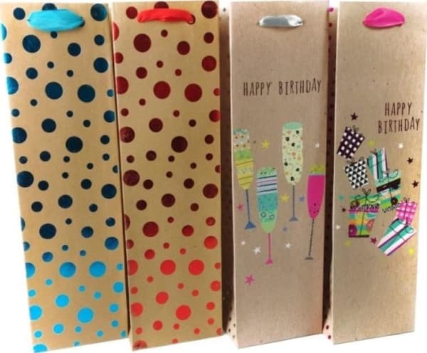 Benjamin Decorative flat bottle bag