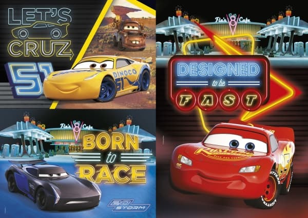 Clementoni Puzzle 3x48 Super Color Cars