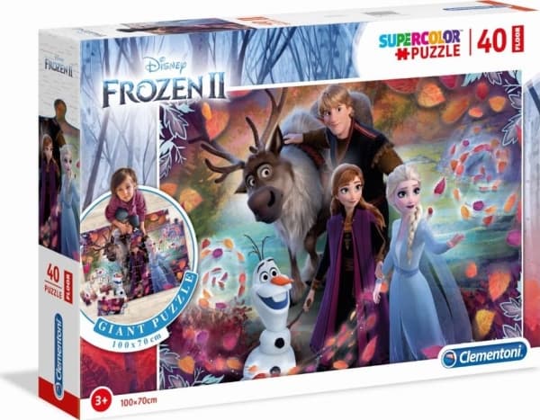 Clementoni Disney Frozen 2, 40 Pcs, 40 kpl, Lapset, 3 vuosi/vuosia