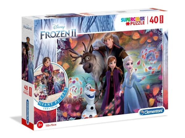 Clementoni Disney Frozen 2, 40 Pcs, 40 kpl, Lapset, 3 vuosi/vuosia