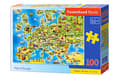 Miniatyrbilde 1 av 5: Castorland Map of Europe, 100 stykker, Kart, 6 år