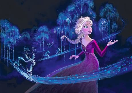 Clementoni Puslespill 60 brikker Spill for fremtiden - Frozen 2