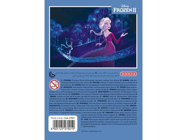 Clementoni Puslespill 60 brikker Spill for fremtiden - Frozen 2