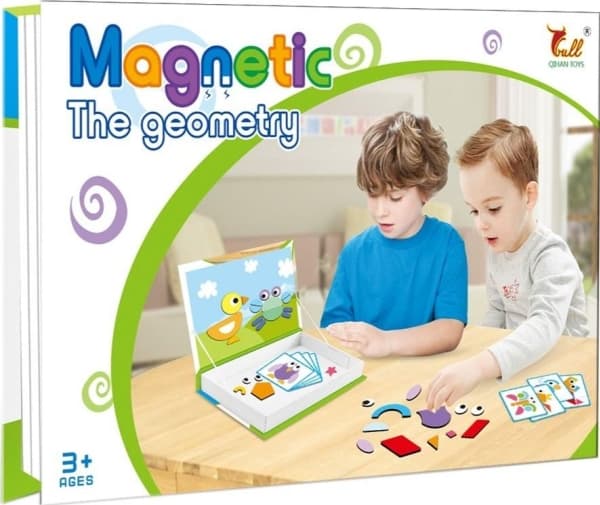 Askato Magneettinen palapeli - geometriset muodot