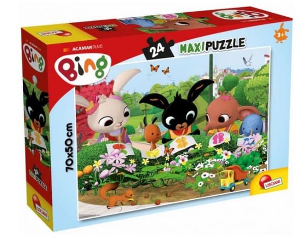 Lisciani Puzzle Maxi 24 palaa Bing Luontoa tarkkailemassa