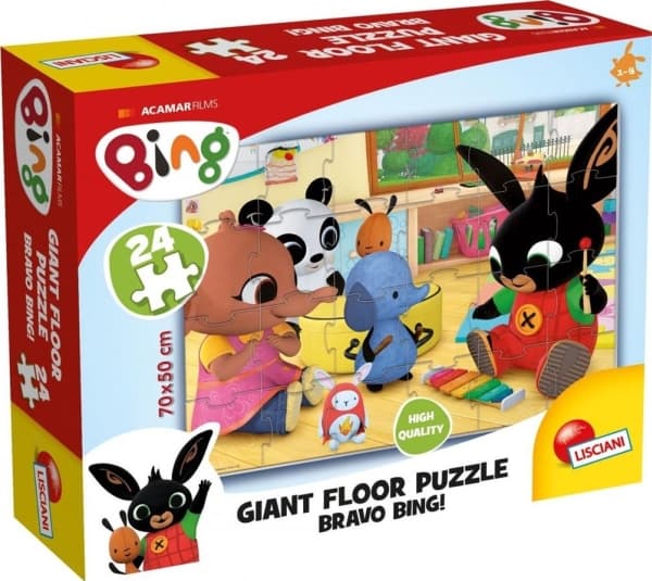 Lisciani Giochi Bing Giant Floor 24 Bravo Bing!