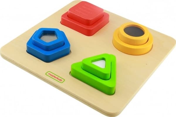Masterkidz Träformsorterare Material Ytstrukturer Masterkidz